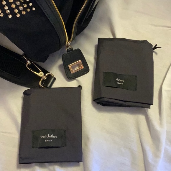 Convertible Backpack/Travel Studio Bag with Decorative Gold Hardware NWOT - Picture 12 of 16